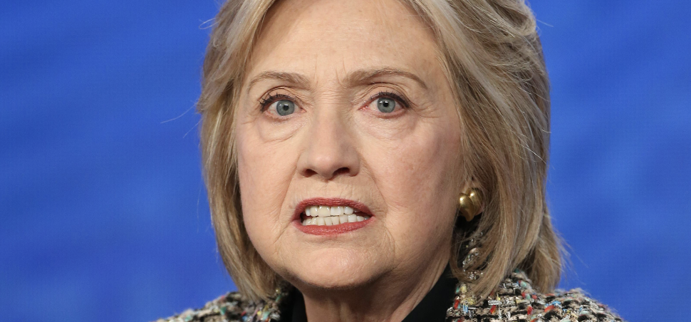 Hate-Filled Cunt Hillary Condemns Tucker Carlson for Doing Normal Journalism